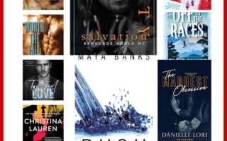 Collage of spicy, high-rated contemporary romance picks across MC, mafia, sports, billionaire, rockstar, small-town, rom-com, single-parent, Western—featuring V. Theia, Ana Huang, Penelope Douglas, Elle Kennedy, Danielle Lori, Christina Lauren, Helen Hoang, Ashley Jade, Lorelei James, Elsie Silver, Maya Banks, Claudia Connor, Sierra Simone.